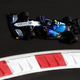 A photo of Nicholas Latifi racing his Williams in Abu Dhabi.